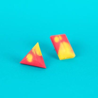 Mismatched Matte Funky Studs