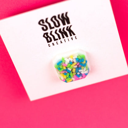 Kidcore Sprinkles Lapel Pin Brooch