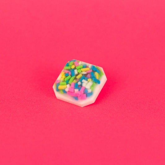 Kidcore Sprinkles Lapel Pin Brooch