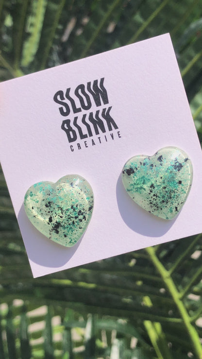 Heart Graffiti Earrings