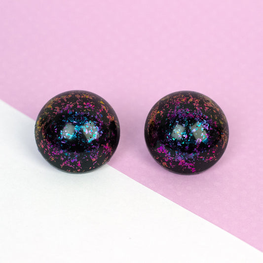 Retro Iridescent Earrings