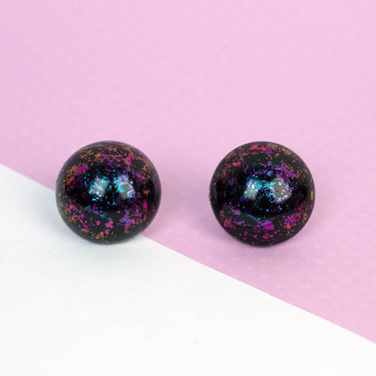 Retro Iridescent Earrings