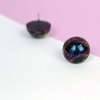 Retro Iridescent Earrings