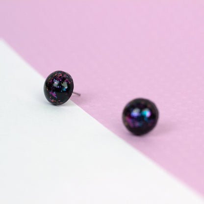 Retro Iridescent Earrings