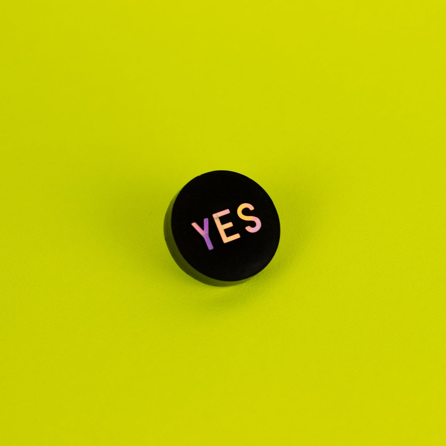 YES Holographic Lapel Pin (0.75")