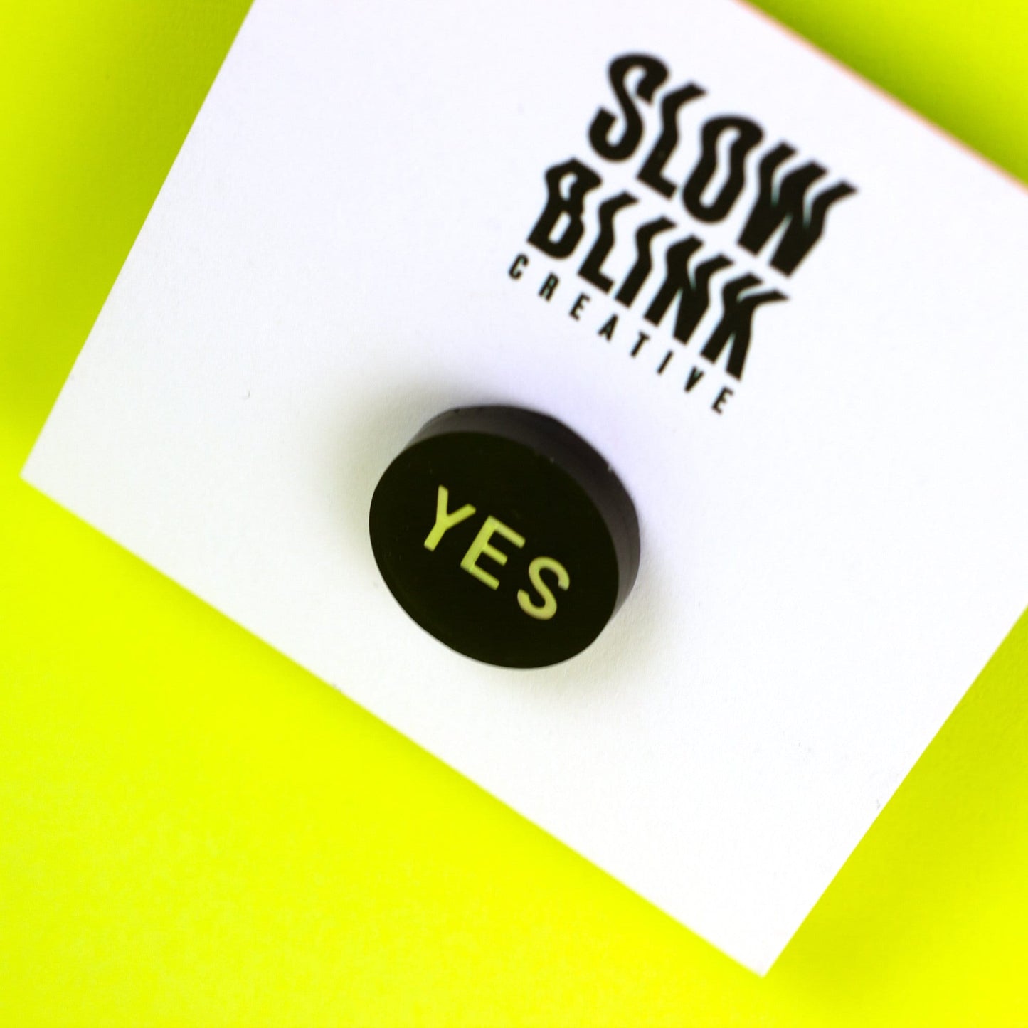 YES Holographic Lapel Pin (0.75")