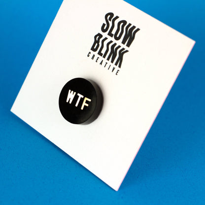 WTF Holographic Lapel Pin (0.75")