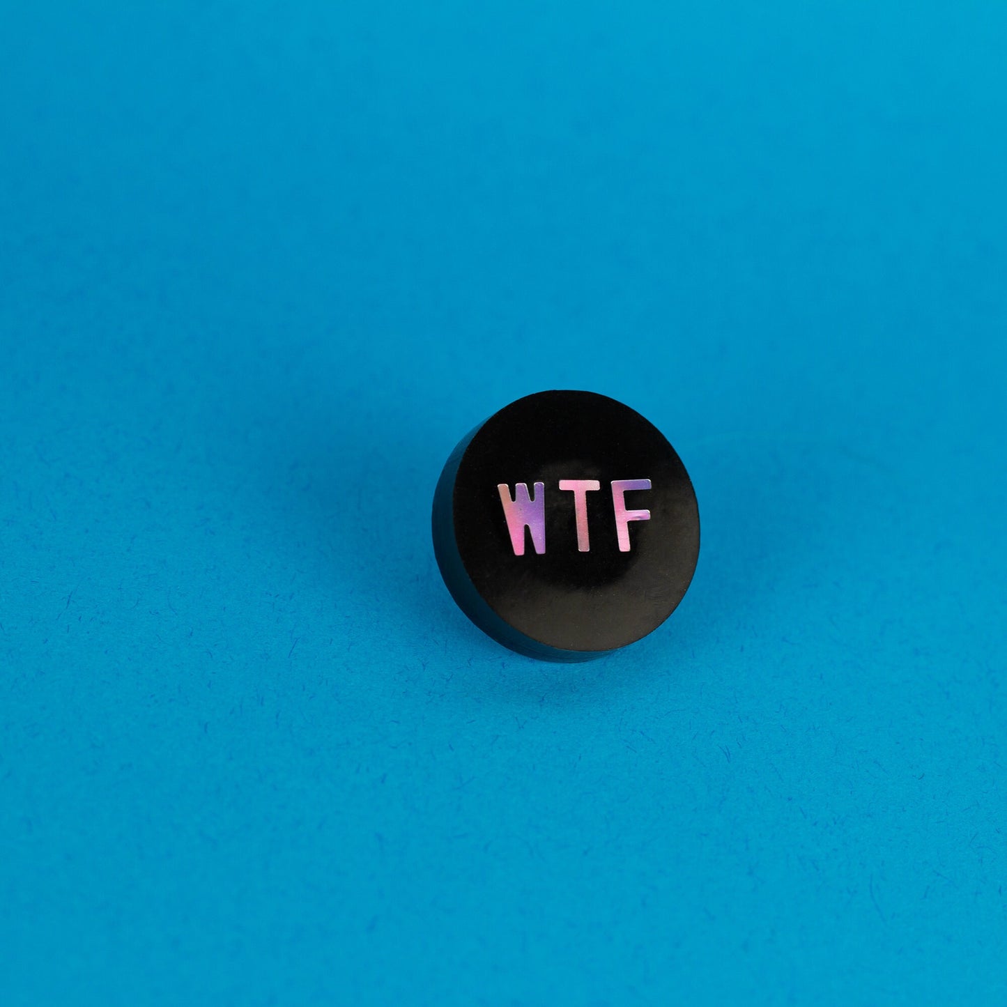 WTF Holographic Lapel Pin (0.75")