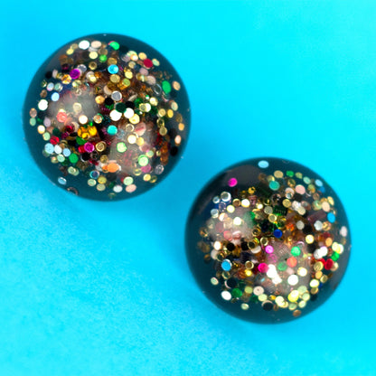 Glitter Rainbow Earrings