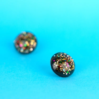 Glitter Rainbow Earrings