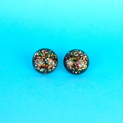 Glitter Rainbow Earrings