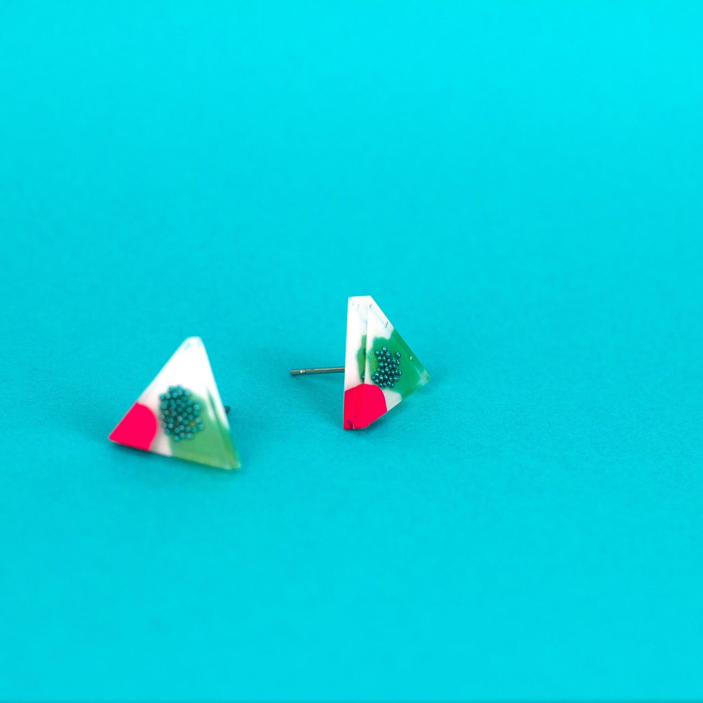 Triangle 90s Style Artsy Triangle Earrings