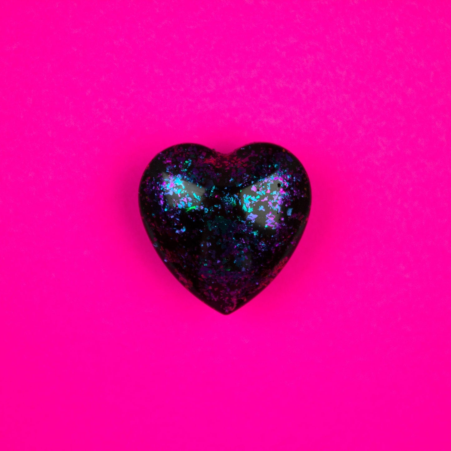 Iridescent Heart Lapel Pin Brooch