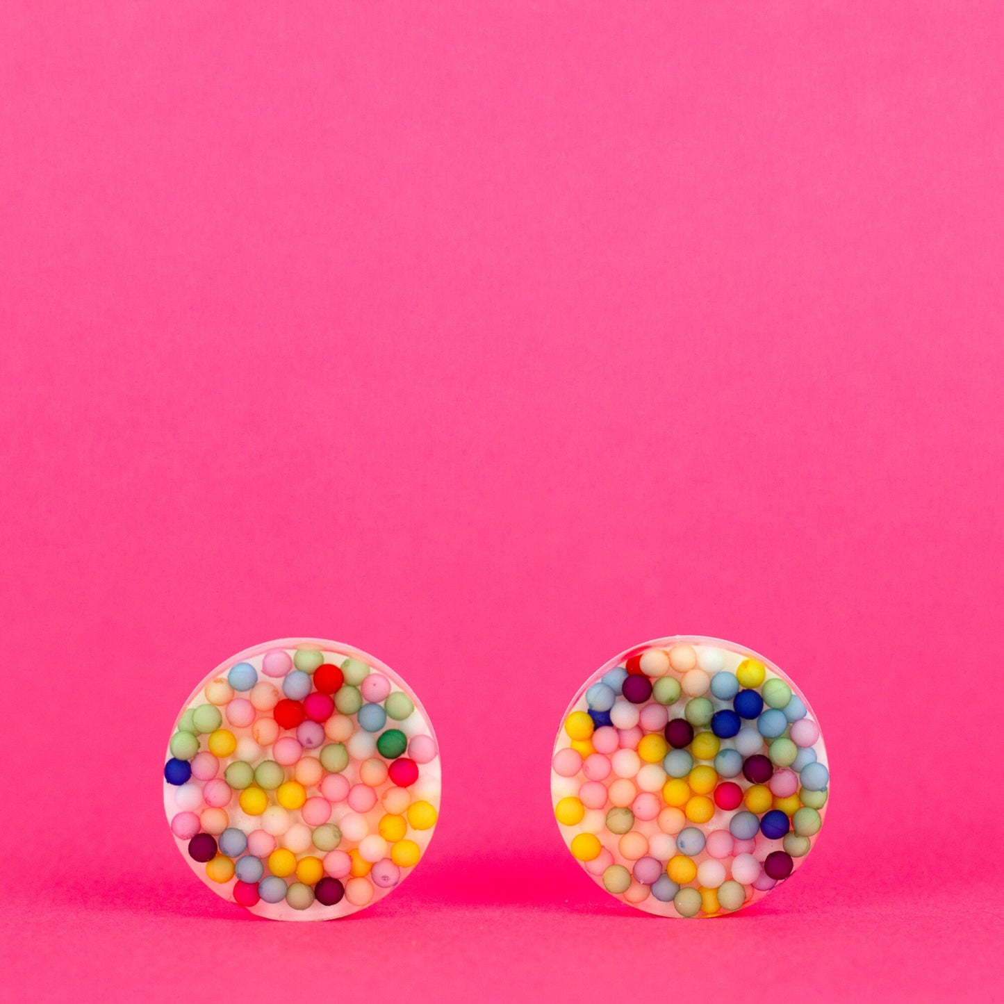 Kidcore Rainbow Sprinkles Earrings