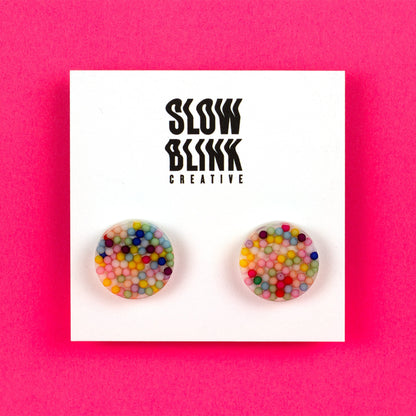 Kidcore Rainbow Sprinkles Earrings