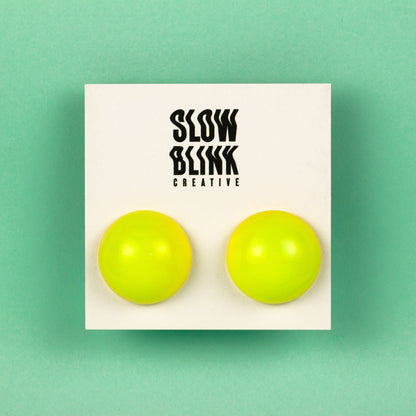 Large Chunky Studs / Bright Yellow