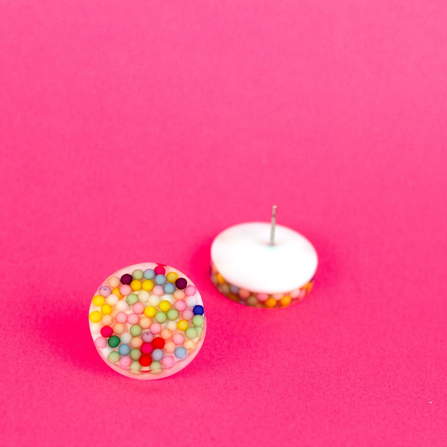 Kidcore Rainbow Sprinkles Earrings