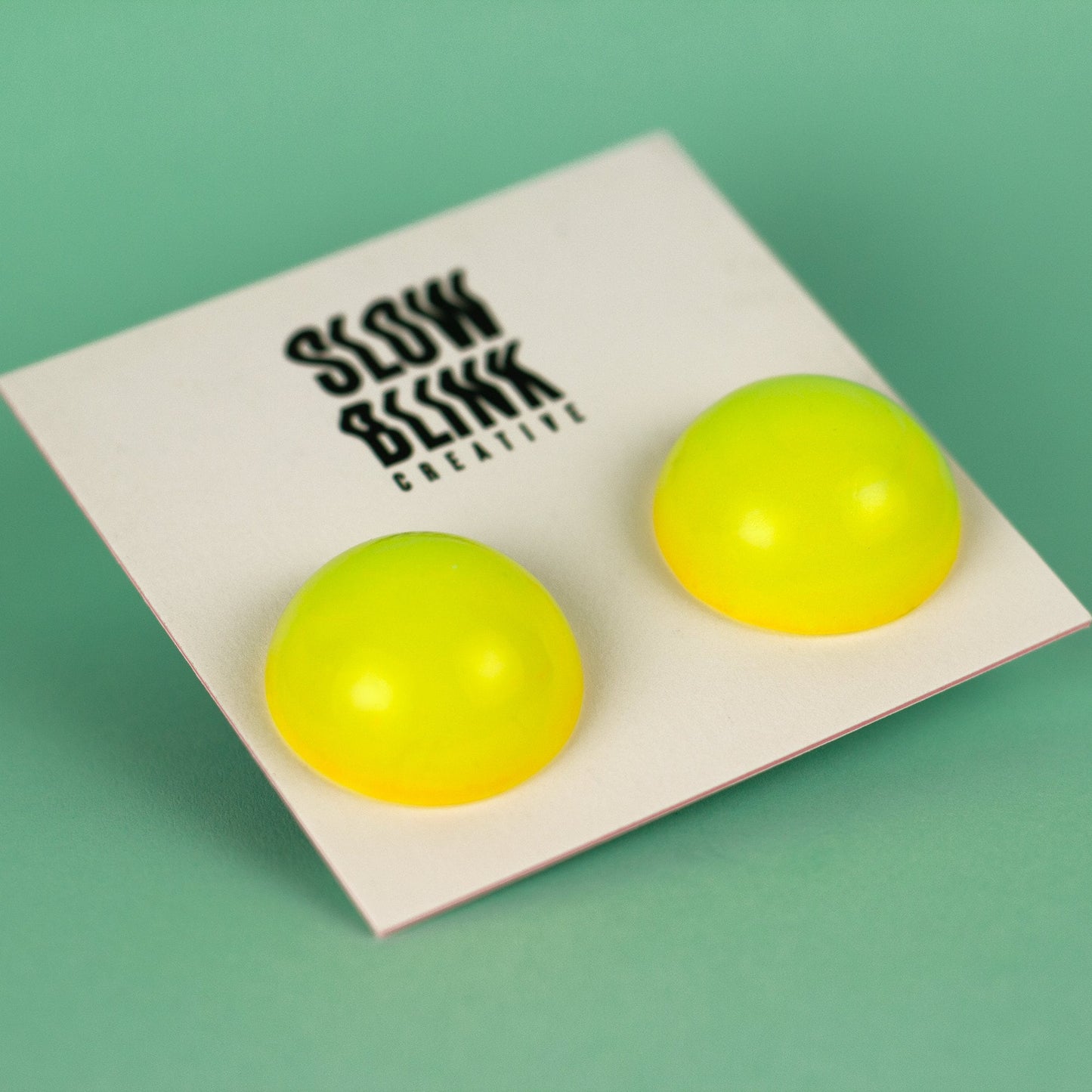 Large Chunky Studs / Bright Yellow