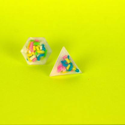 Mismatched Kidcore Sprinkles Earrings