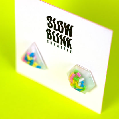 Mismatched Kidcore Sprinkles Earrings