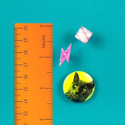 Pink + White Mismatched Square + Lightning Bolt Earrings