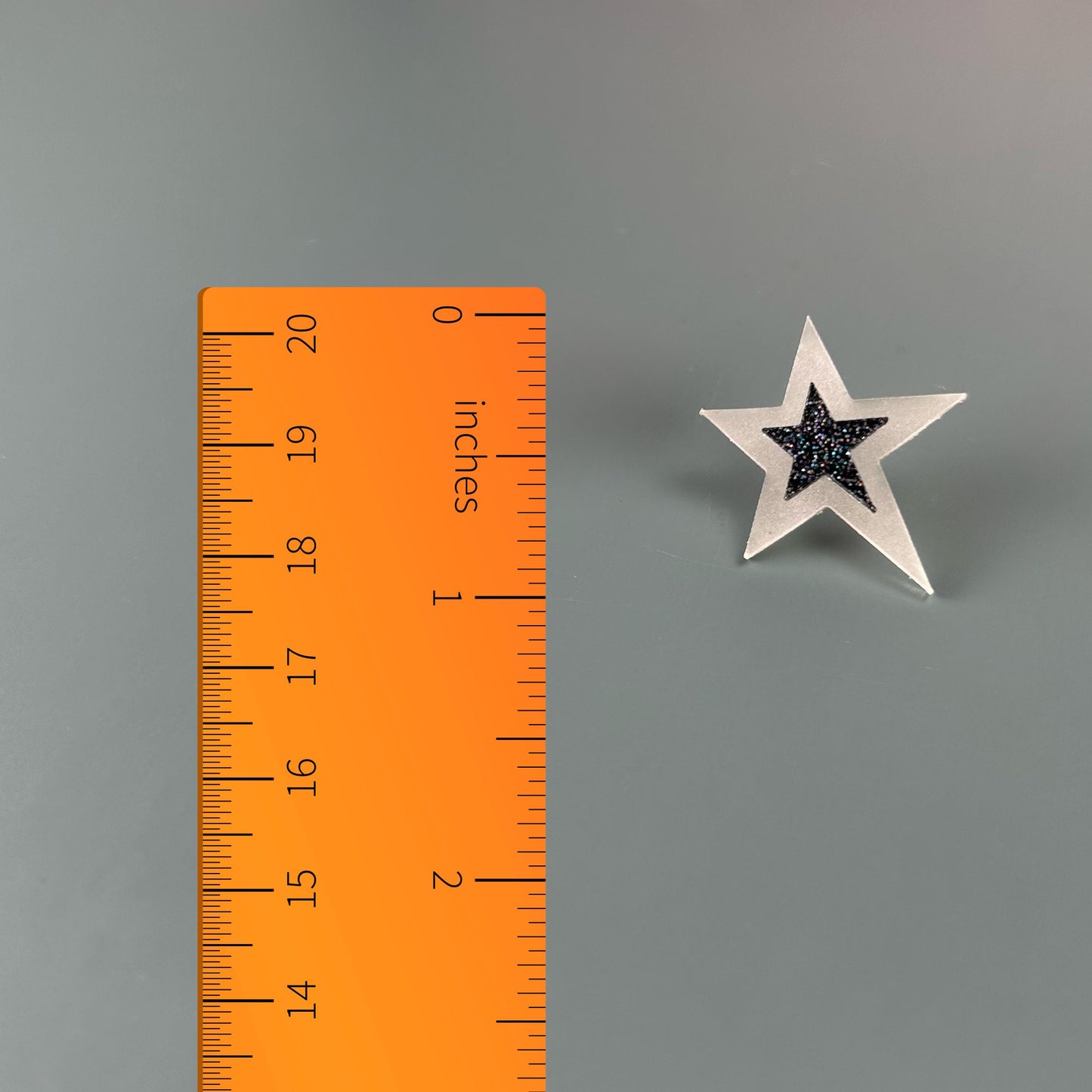 Glow In The Dark Two Tone Star Earrings